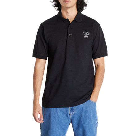 Купить Поло Thrasher LITTLE GONZ EMBROIDERED BLACK