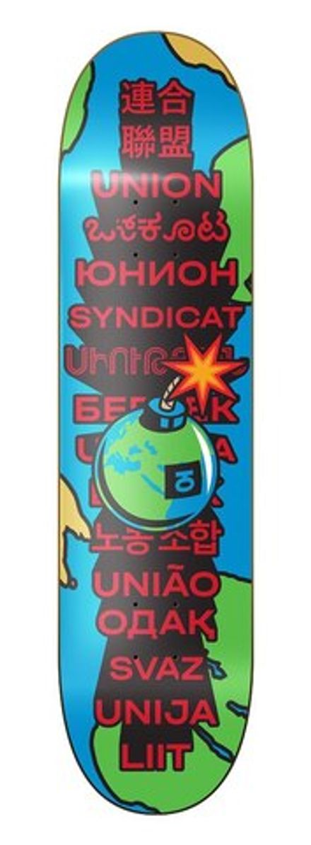 Купить Дека для скейтборда Юнион WORLD, 8.25x31.75