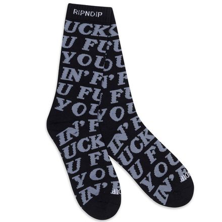 Носки Ripndip Fuckin Fuck Socks (Black)