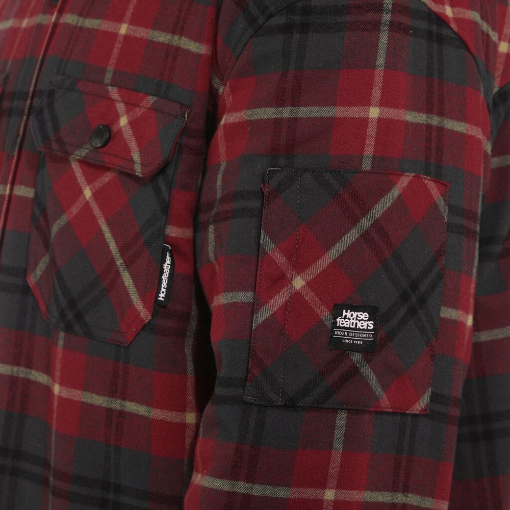 Рубашка утепленная Horsefeathers DOUGH SHIRT (redwood)