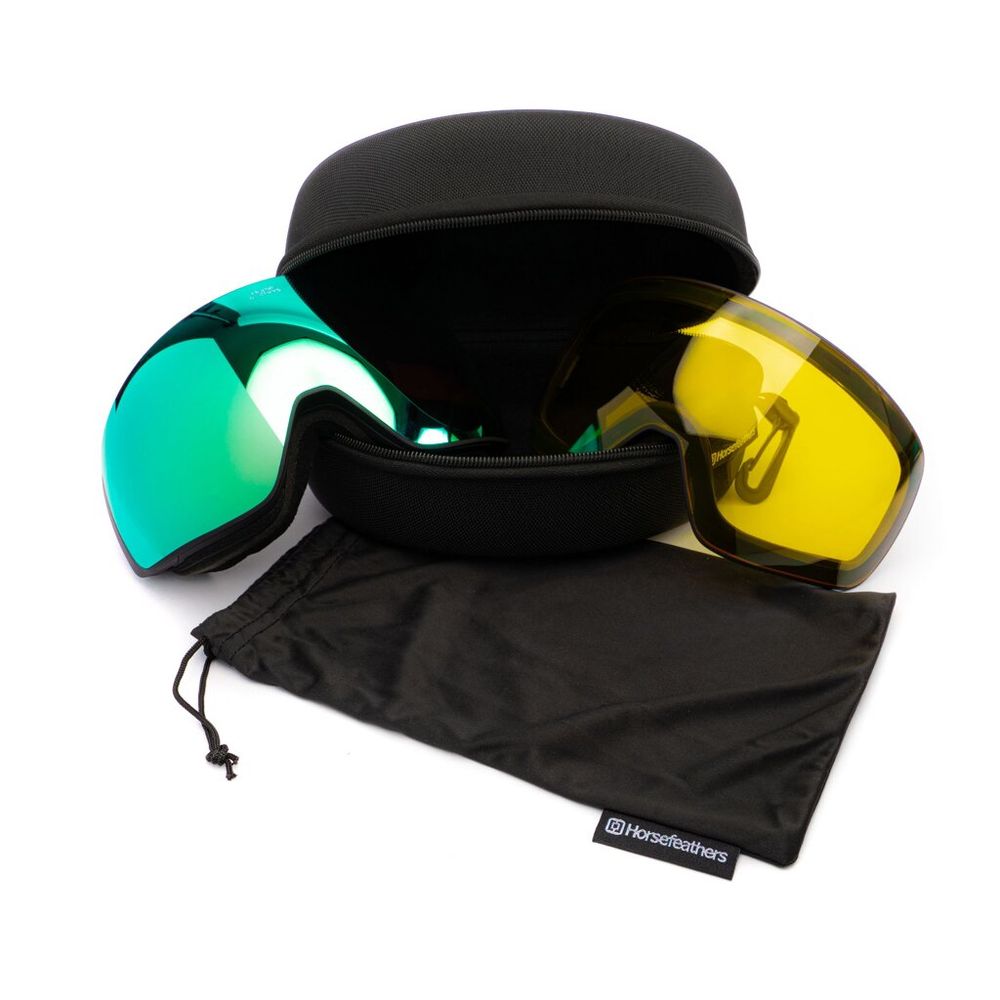 Маска Horsefeathers SCOUT GOGGLES (black/mirror green)