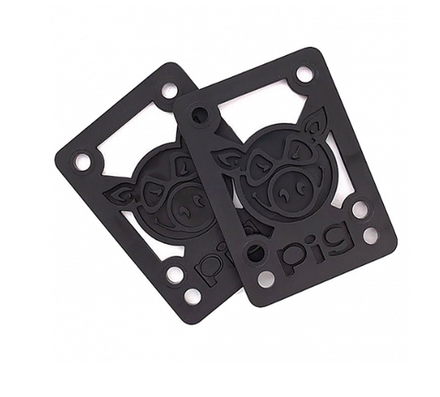 Купить Подкладки для скейтборда Pig Piles 1/8" Hard Risers Blk