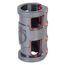 Зажим для трюкового самоката Oath Carcass SCS (серый / красный)