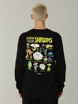 Лонгслив Ripndip Know Ur Shrooms Long Sleeve Black