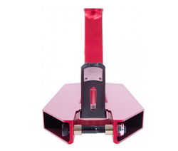 Дека для трюкового самоката Tech Team Zefir Lite 49x12 deck, AL6061, красный