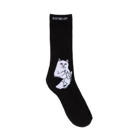 Купить Носки Ripndip Lord Nermal Socks (Black)