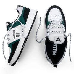 Кеды Fallen THE CREST - WHITE / BLACK / EMERALD