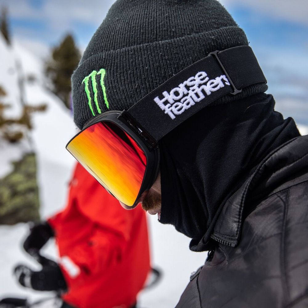 Маска Horsefeathers EDMOND GOGGLES (black/mirror red)