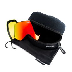 Маска Horsefeathers EDMOND GOGGLES (black/mirror red)