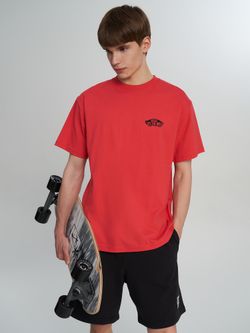 Футболка Vans Double Standard SS Tee Crimson Haze