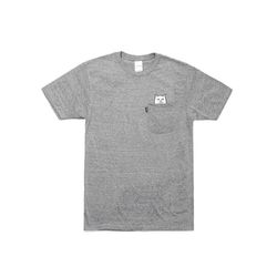 Футболка Ripndip SP24 Lord Nermal S/S Pocket Tee Heather Grey