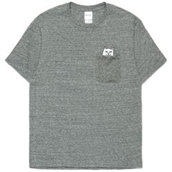 Футболка Ripndip Lord Nermal S/S Pocket Tee (Heather Grey)