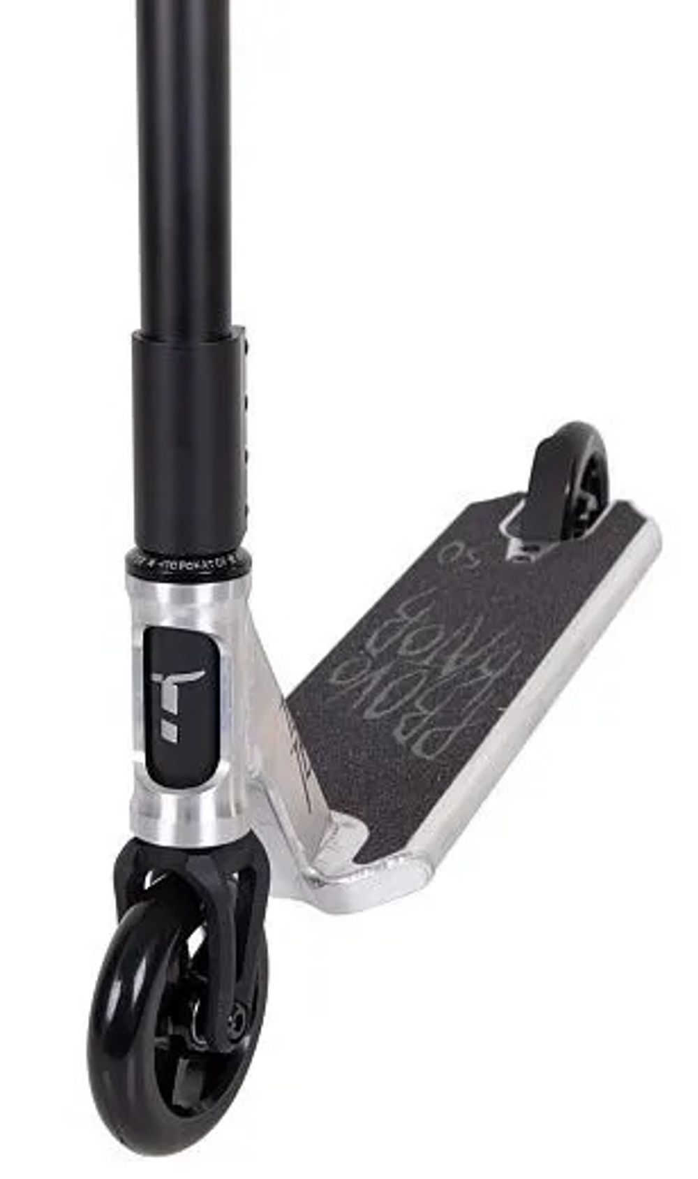 Трюковой самокат Tech Team Provokator 50 (полированный-черный / brushed-black)