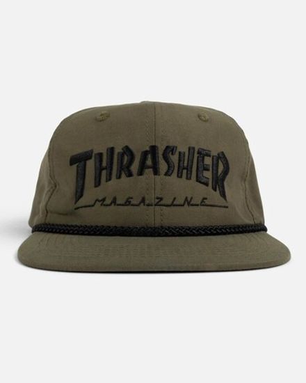 Купить Кепка THRASHER ROPE OLIVE/BLACK