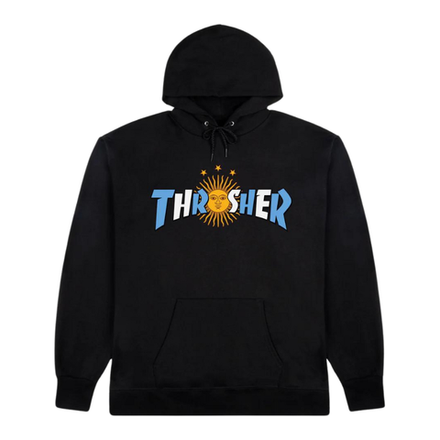 Купить Толстовка Thrasher ARGENTINA ESTRELLA BLACK