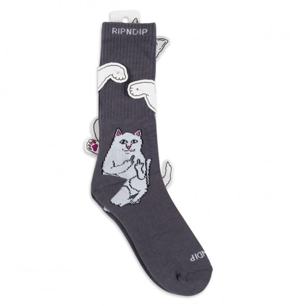Носки Ripndip Lord Nermal Socks Charcoal