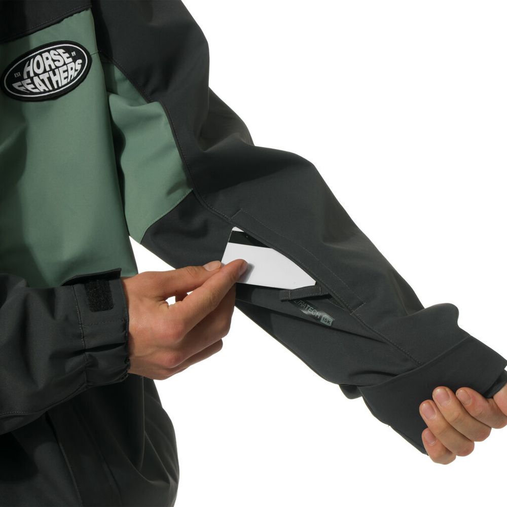 Куртка Horsefeathers MORRIS JACKET (phantom/iceberg green)