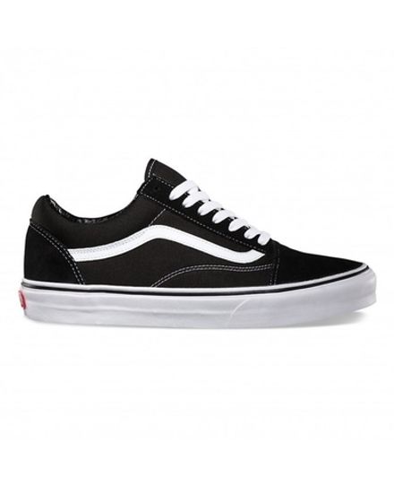 Купить Кеды VANS UA OLD SKOOL BLACK/WHITE