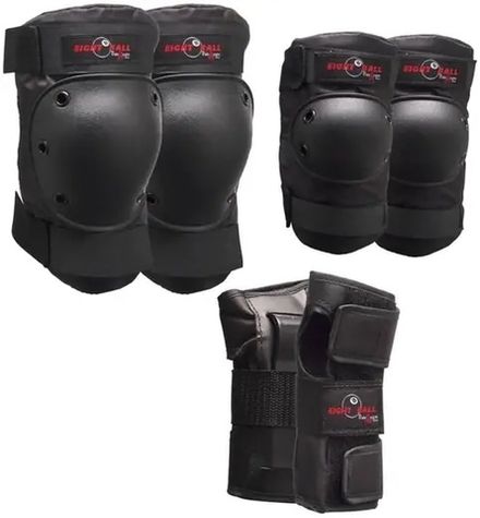 Купить Защита комплект (колени, локти, запястья) EIGHT BALL 3PK PAD SET BLACK