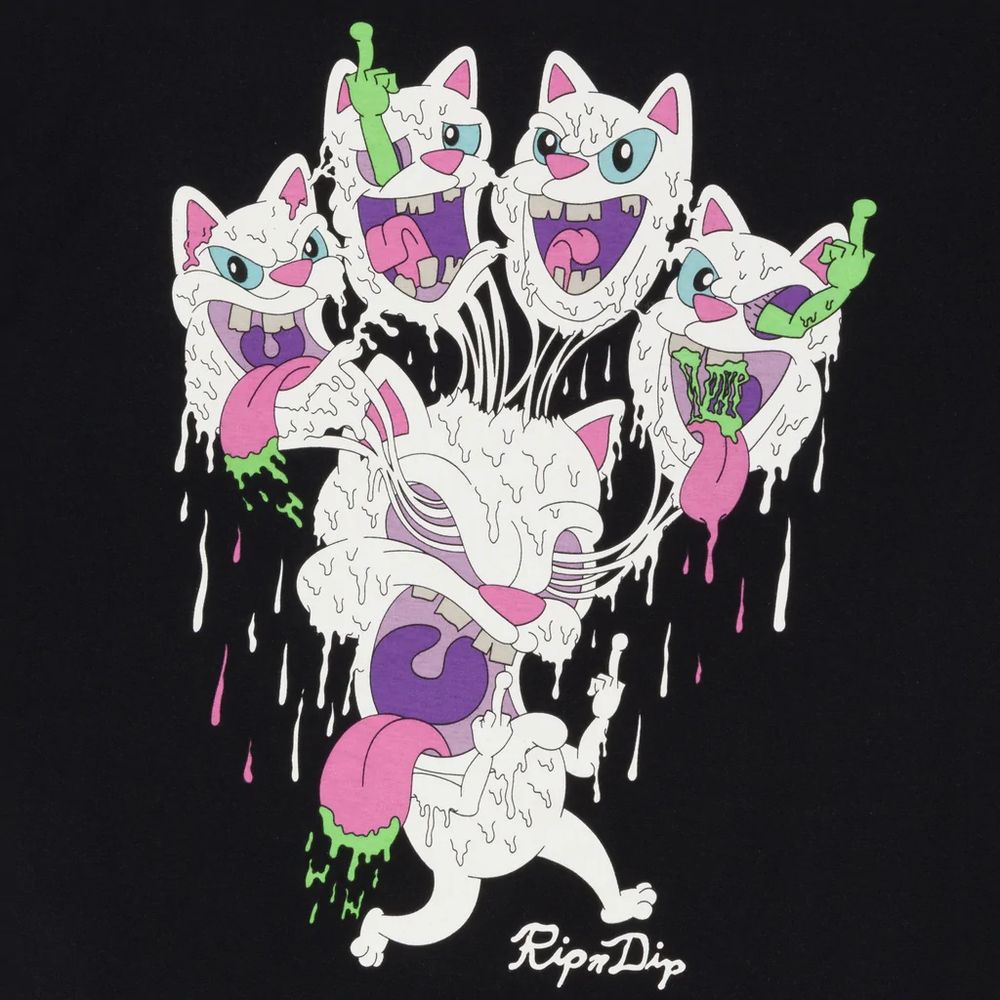 Футболка Ripndip SP24 Lord Nermal S/S Pocket Tee Black