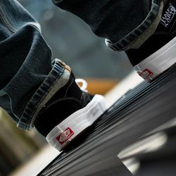 Кеды Vans MN SKATE HALF CAB Black/White