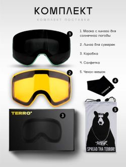 Маска TERRO - SPECTRUM Mint