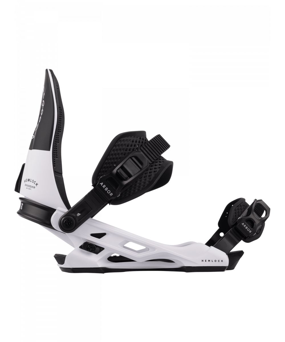 Крепления для сноуборда ARBOR - Hemlock White/black Boss Dog