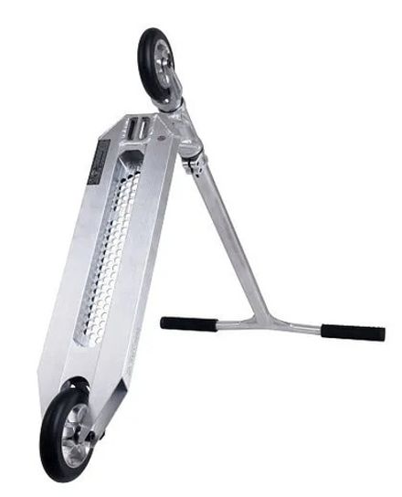 Купить Трюковой самокат Tech Team Zefir Lite V2 49 (полированный / raw brushed)