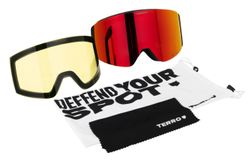 Маска TERRO T3- PEAKPRO Black-Red