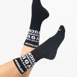Носки Ripndip ILY Fuckin Fuck Socks Black