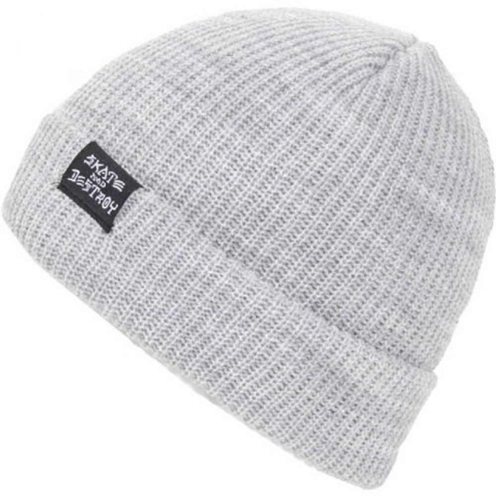 Шапка Thrasher Skate and Destroy Knit Beanie Grey
