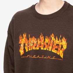 Свитшот Thrasher INFERNO DARK CHOCOLATE