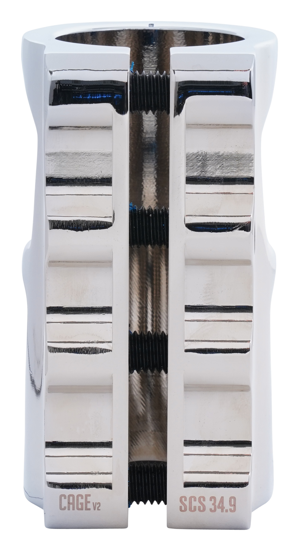 Зажим для трюкового самоката Oath Cage v2 SCS (серебристый)