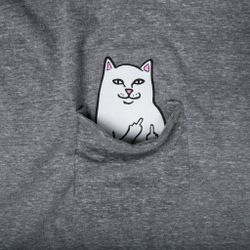 Футболка Rip N Dip Lord Nermal S/S Pocket Tee (Heather Grey)