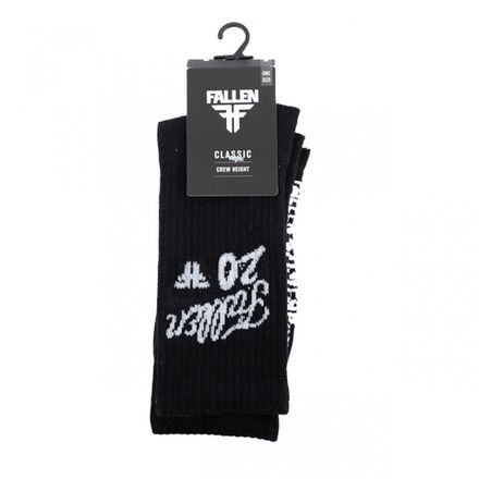 Купить Носки Fallen 20 YEARS SOCK - BLACK / WHITE