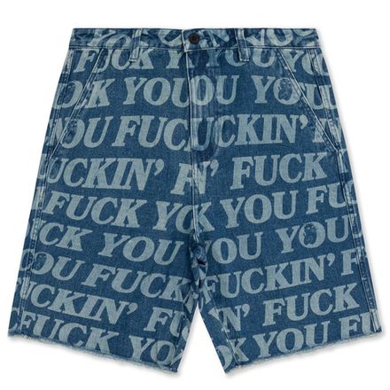 Купить Шорты Ripndip Fuckin Fuck Denim Shorts (Medium Wash)