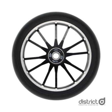 Колесо с подшипниками для самоката District 120x30 Wide Wheel Twin Core Black/Black