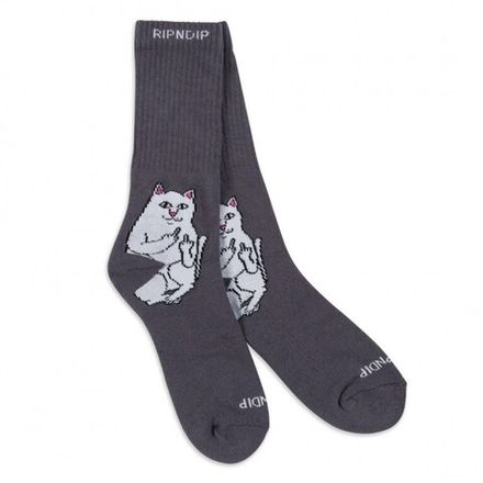 Купить Носки Ripndip Lord Nermal Socks Charcoal