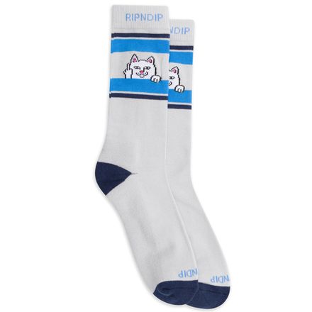 Купить Носки Rip N Dip Peeking Nermal Socks Ash Heather / Navy