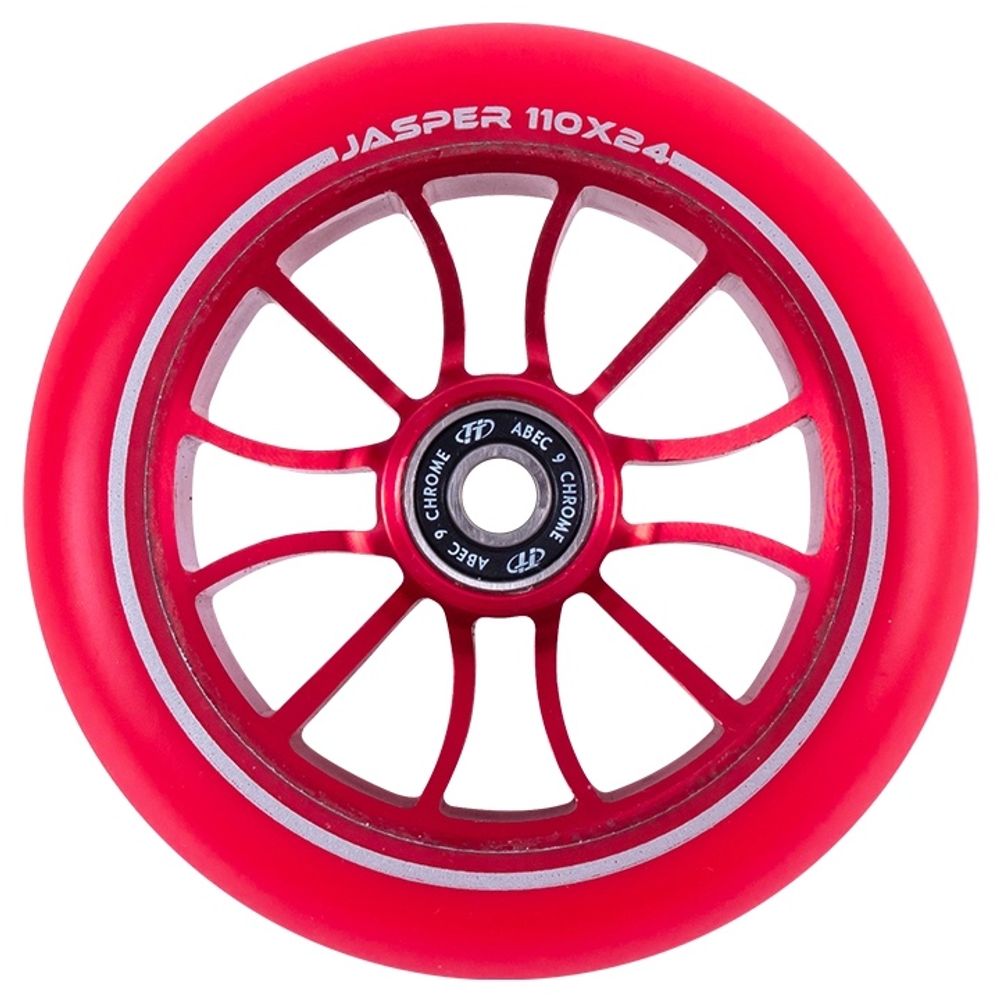 Колеса для трюкового самоката Tech Team 110*24мм, Jasper, red