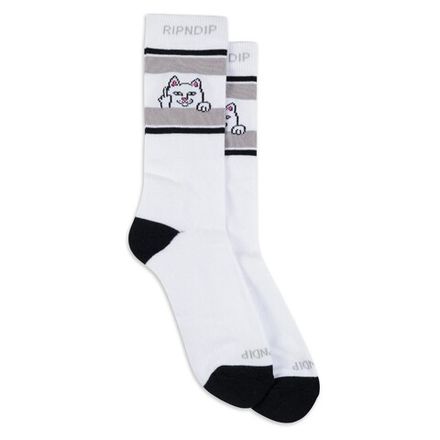 Купить Носки Ripndip Peeking Nermal Socks White