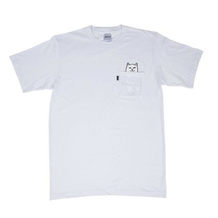 Купить Футболка Rip N Dip Lord Nermal Peace Pocket Tee White