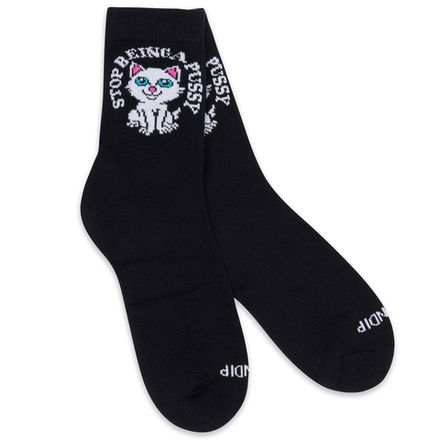 Купить Носки Ripndip Stop Being A Pussy Mid Socks (Black)