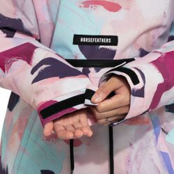 Анорак женский сноубордический Horsefeathers DERIN II JACKET (abstract paint)