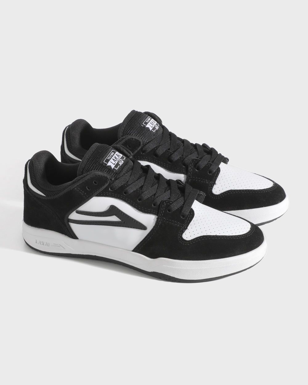 Кеды Lakai Telford Low Black/White Leather