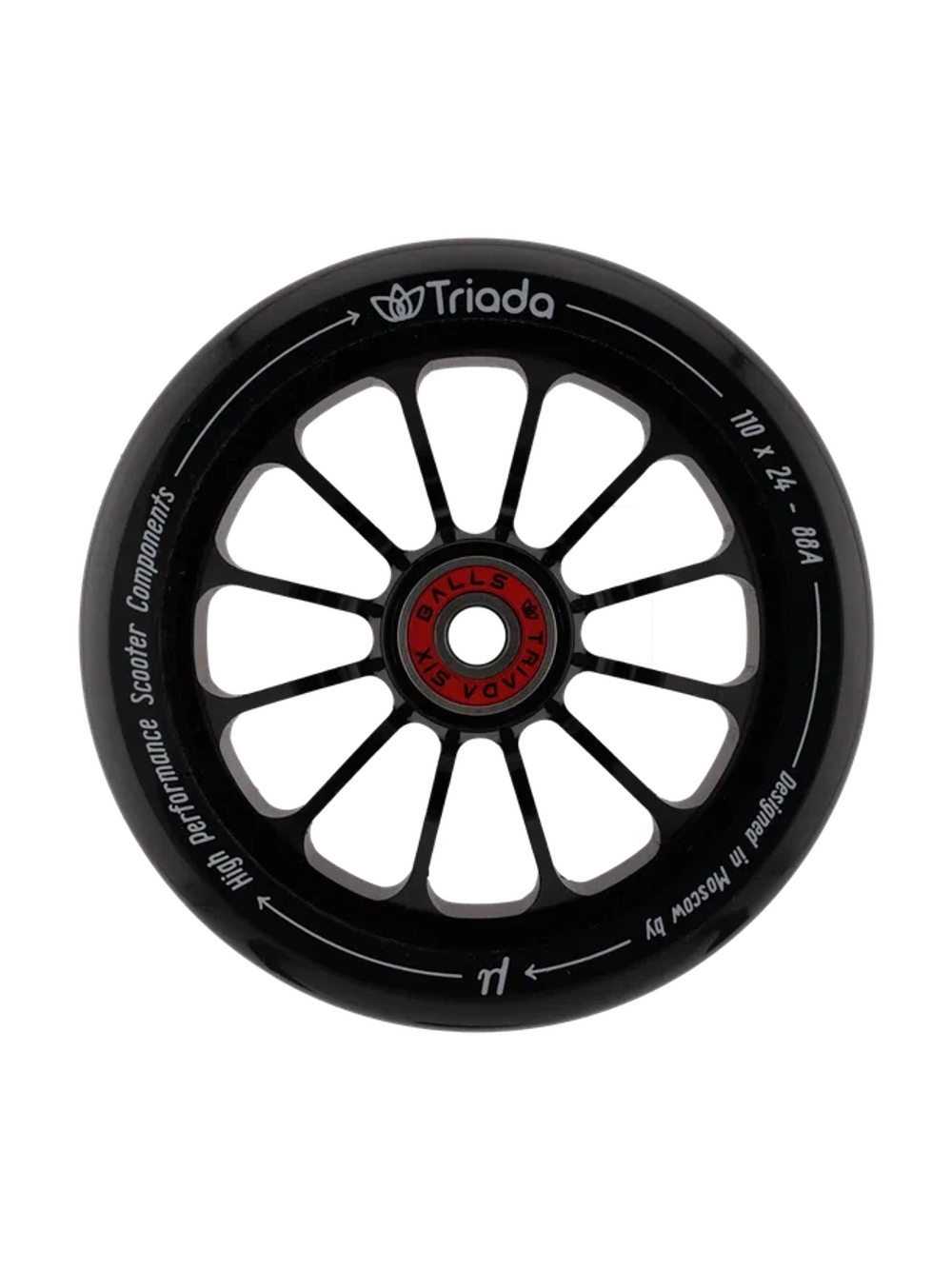 Колеса для трюкового самоката Triada Asymetric black