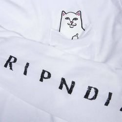 Лонгслив Ripndip Lord Nermal Pocket L/S (White)