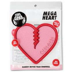 Стомпэд для сноуборда CRABGRAB MEGA HEART (BUBBLEGUM)