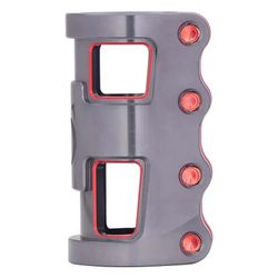 Зажим для трюкового самоката Oath Carcass SCS (серый / красный)