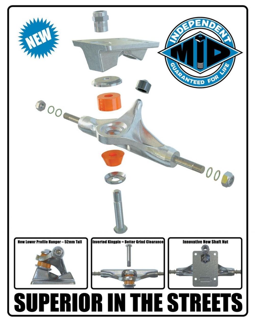 Подвески для скейтборда Independent Pro Tiago Lemos Mid 149